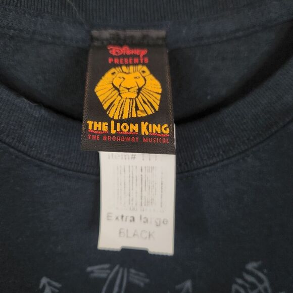 NEW Disney The Lion King Broadway Musical Short Sleeve Graphic Tee XL - Picture 4 of 5